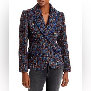 AQUA Tweed Cutaway Jacket
